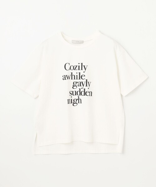ANY(エニィ)の「半袖ロゴTシャツ(Tシャツ/カットソー・レディース・グレー系1/アイボリー系2/アイボリー系1・2/3)」の15枚目の写真