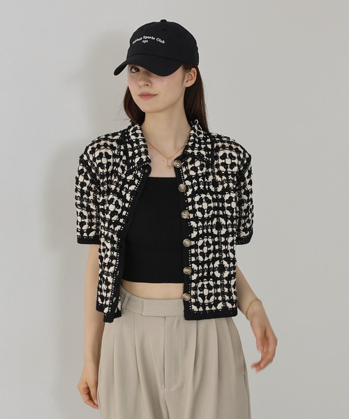 トゥデイフル　クロシェニット　カーディガン TIME SALE】クロシェカーディガン – BLUE ONLINE
