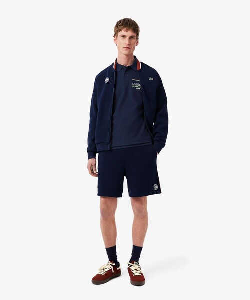 LACOSTE（ラコステ）の「ローラン・ギャロスコラボ アンパイア 半袖ポロシャツ（ポロシャツ・メンズ・ホワイト/ネイビー・M/L/XL）」の9枚目の写真