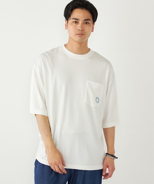 SHIPS Colors(シップス カラーズ)の「SHIPS Colors:〈接触冷感・気化冷却〉AIR FREEZE Tシャツ(Tシャツ/カットソー・メンズ・ブラック/グレー/ライトホワイト・MEDIUM/LARGE/X-LARGE)」の1枚目の写真