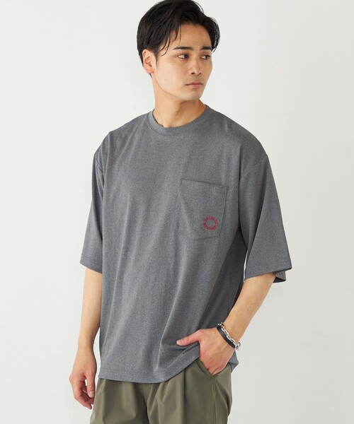 SHIPS Colors(シップス カラーズ)の「SHIPS Colors:〈接触冷感・気化冷却〉AIR FREEZE Tシャツ(Tシャツ/カットソー・メンズ・ブラック/グレー/ライトホワイト・MEDIUM/LARGE/X-LARGE)」の3枚目の写真