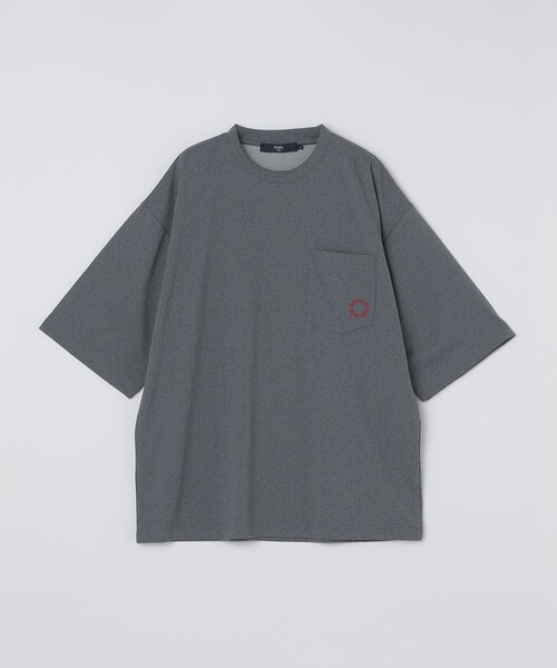 SHIPS Colors(シップス カラーズ)の「SHIPS Colors:〈接触冷感・気化冷却〉AIR FREEZE Tシャツ(Tシャツ/カットソー・メンズ・ブラック/グレー/ライトホワイト・MEDIUM/LARGE/X-LARGE)」の6枚目の写真