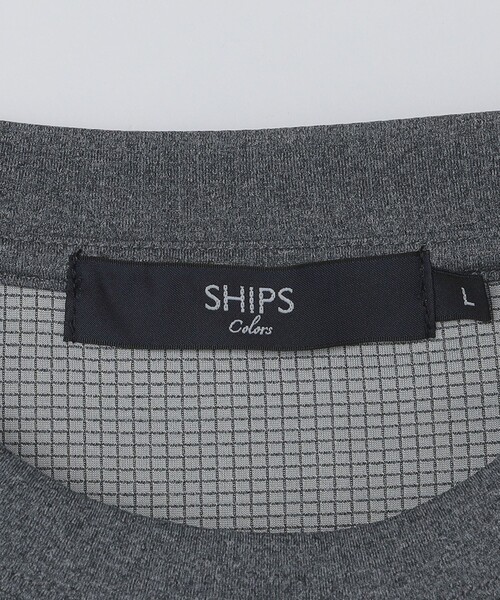 SHIPS Colors(シップス カラーズ)の「SHIPS Colors:〈接触冷感・気化冷却〉AIR FREEZE Tシャツ(Tシャツ/カットソー・メンズ・ブラック/グレー/ライトホワイト・MEDIUM/LARGE/X-LARGE)」の11枚目の写真