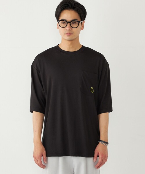 SHIPS Colors(シップス カラーズ)の「SHIPS Colors:〈接触冷感・気化冷却〉AIR FREEZE Tシャツ(Tシャツ/カットソー・メンズ・ブラック/グレー/ライトホワイト・MEDIUM/LARGE/X-LARGE)」の18枚目の写真