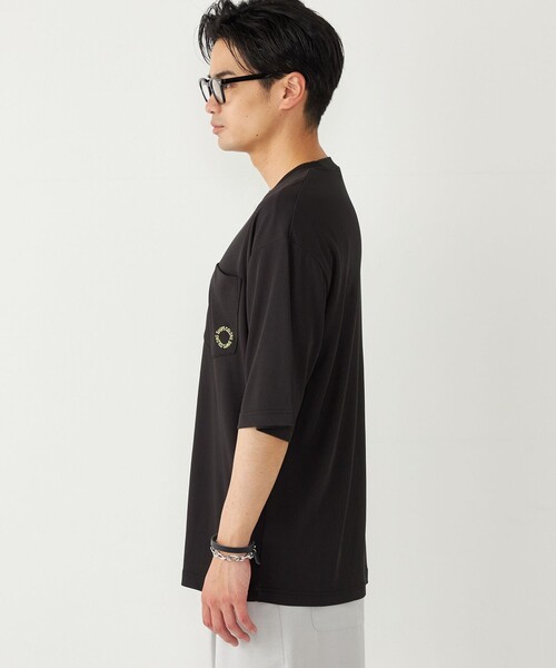 SHIPS Colors(シップス カラーズ)の「SHIPS Colors:〈接触冷感・気化冷却〉AIR FREEZE Tシャツ(Tシャツ/カットソー・メンズ・ブラック/グレー/ライトホワイト・MEDIUM/LARGE/X-LARGE)」の19枚目の写真