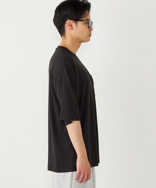 SHIPS Colors(シップス カラーズ)の「SHIPS Colors:〈接触冷感・気化冷却〉AIR FREEZE Tシャツ(Tシャツ/カットソー・メンズ・ブラック/グレー/ライトホワイト・MEDIUM/LARGE/X-LARGE)」の21枚目の写真