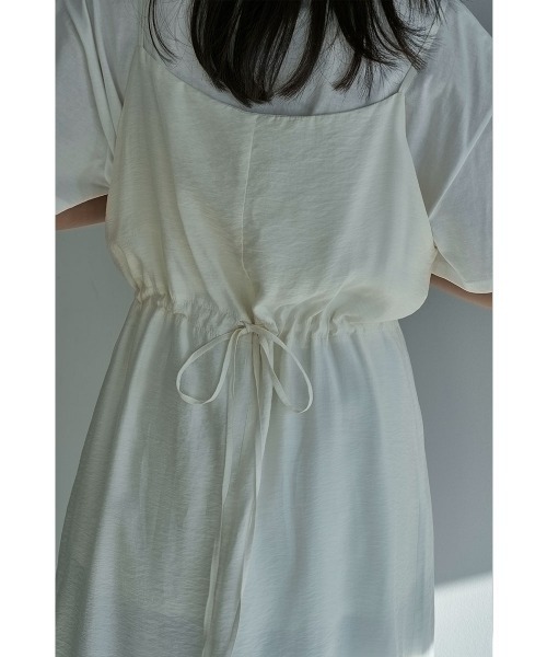marjour(マージュール)の「LAYERED CAMISOLE ONEPIECE(ワンピース・レディース・アイボリー・M)」の10枚目の写真