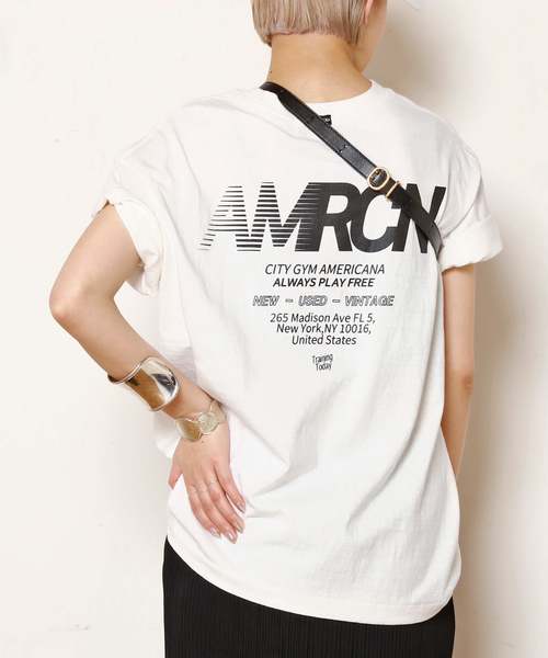AMERICANA/アメリカーナ】CITY GYM AMERICANA Tシャツ（Tシャツ