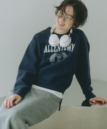 B:MING by BEAMS | ロゴ ジャカード ニット (手洗い可)(ニット/セーター)