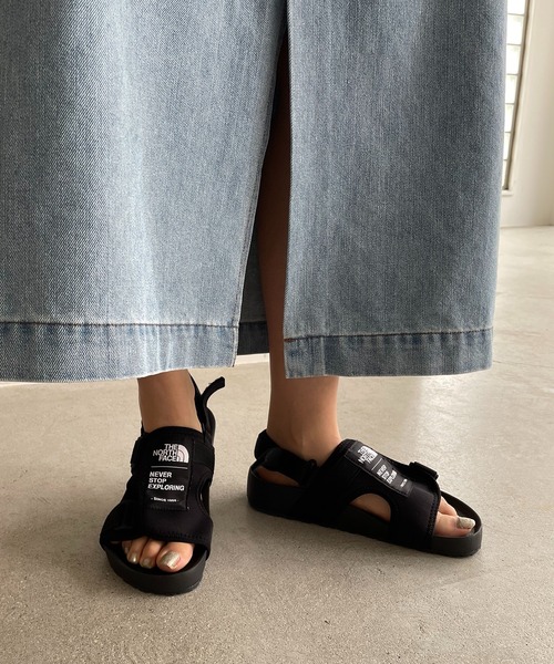 THE NORTH FACE（ザノースフェイス）の「【THE NORTH FACE】UTILITY SANDAL（サンダル・レディース・ブラック/ホワイト・23cm/24cm/25cm）」の4枚目の写真
