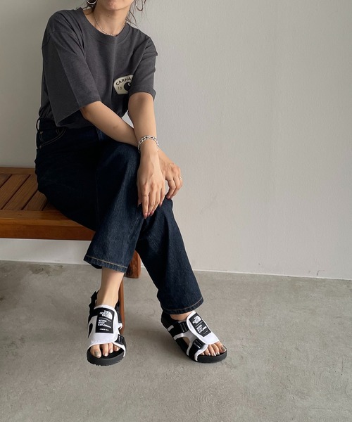 THE NORTH FACE（ザノースフェイス）の「【THE NORTH FACE】UTILITY SANDAL（サンダル・レディース・ブラック/ホワイト・23cm/24cm/25cm）」の6枚目の写真