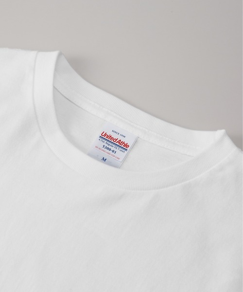 United Athle(ユナイテッドアスレ)の「UnitedAthle ユナイテッドアスレ レギュラーフィットTシャツ(Tシャツ/カットソー・メンズ・ミックスグレー/アッシュ/ナチュラル/ブルー系その他/インディゴブルー/ロイヤルブルー/サンドベージュ/ネイビー/スミクロ/ホワイト系その他/ピンク系その他/イエロー系その他/ブラック/ホワイト・XL/XS/L/M/S)」の19枚目の写真