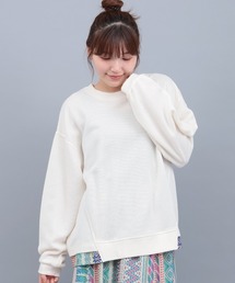 チチカカ | バックファブリックプリントプルオーバー(Tシャツ/カットソー)