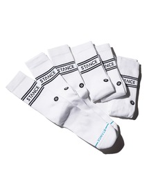 STANCE SOCKS / スタンスソックス BASIC CREW SOCKS 6 PACK ベーシッククルー ソックス 6パック