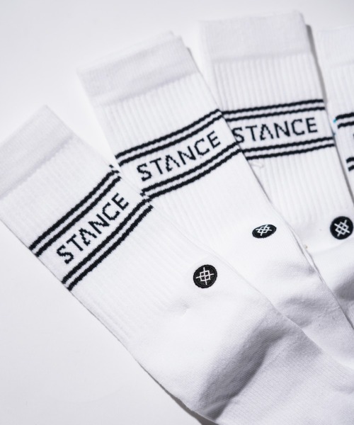 STANCE（スタンス）の「STANCE SOCKS / スタンスソックス BASIC CREW SOCKS 6 PACK ベーシッククルー ソックス 6パック（ソックス/靴下・メンズ・ホワイト/ブラック・FREE）」の12枚目の写真