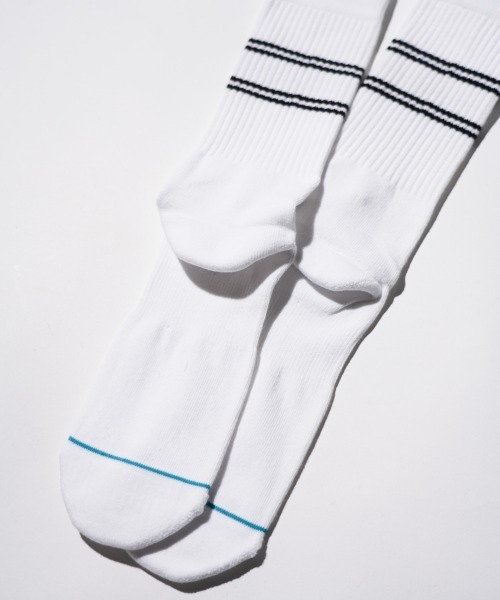STANCE（スタンス）の「STANCE SOCKS / スタンスソックス BASIC CREW SOCKS 6 PACK ベーシッククルー ソックス 6パック（ソックス/靴下・メンズ・ホワイト/ブラック・FREE）」の9枚目の写真
