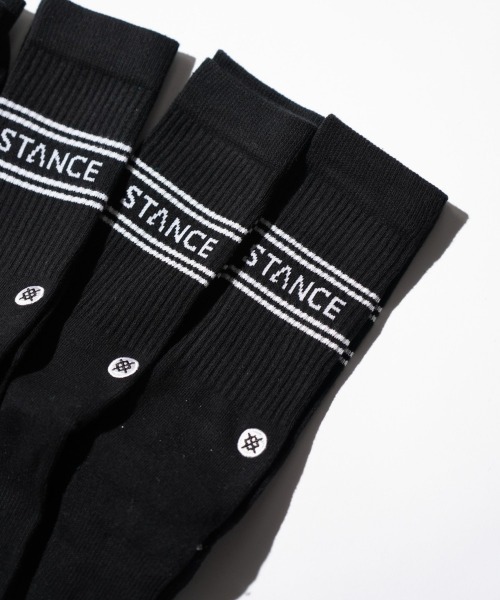 STANCE（スタンス）の「STANCE SOCKS / スタンスソックス BASIC CREW SOCKS 6 PACK ベーシッククルー ソックス 6パック（ソックス/靴下・メンズ・ホワイト/ブラック・FREE）」の7枚目の写真