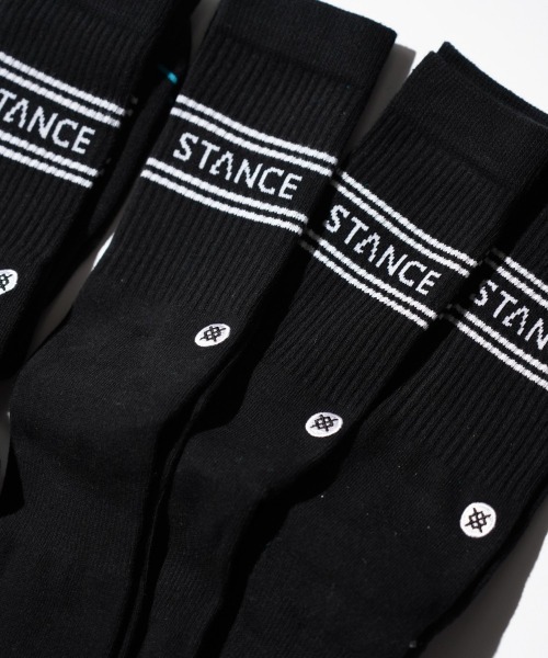 STANCE（スタンス）の「STANCE SOCKS / スタンスソックス BASIC CREW SOCKS 6 PACK ベーシッククルー ソックス 6パック（ソックス/靴下・メンズ・ホワイト/ブラック・FREE）」の6枚目の写真