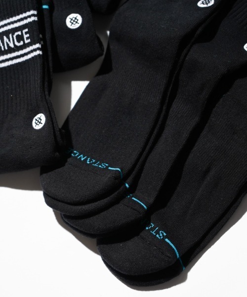 STANCE（スタンス）の「STANCE SOCKS / スタンスソックス BASIC CREW SOCKS 6 PACK ベーシッククルー ソックス 6パック（ソックス/靴下・メンズ・ホワイト/ブラック・FREE）」の5枚目の写真