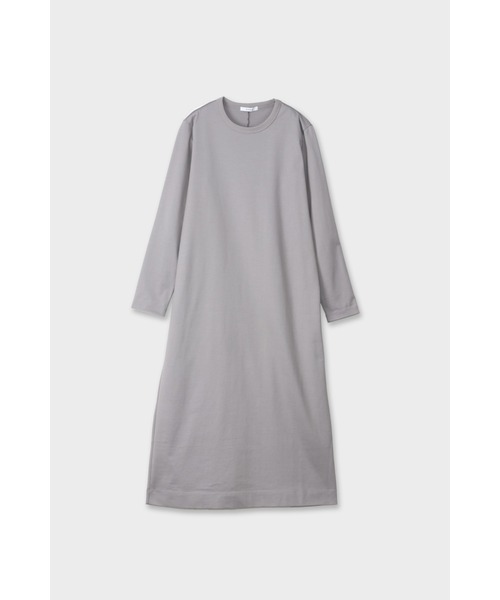 CINOH（チノ）の「REFINA LONG DRESS（ワンピース・レディース・ライトグレー/ブラック/オフホワイト・38/36）」の3枚目の写真