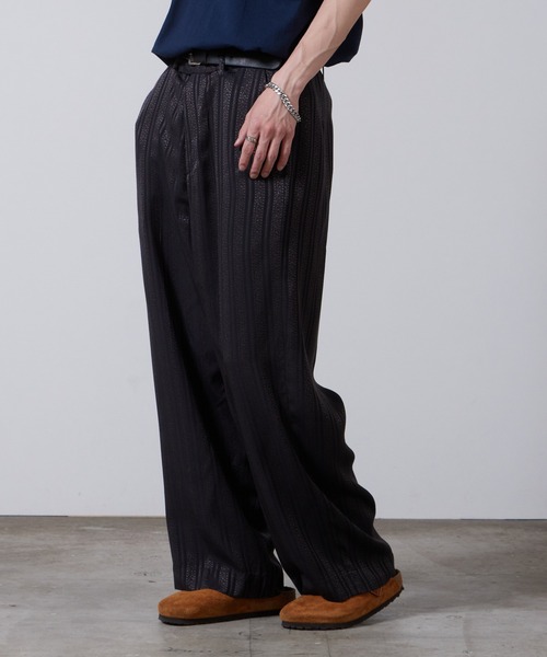 セール】superNova./スーパーノヴァ No tuck wide trouser