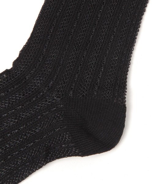 LOWRYS FARM（ローリーズファーム）の「レースラインソックス　493122（ソックス/靴下・レディース・オフホワイト/ブラック・FREE）」の8枚目の写真