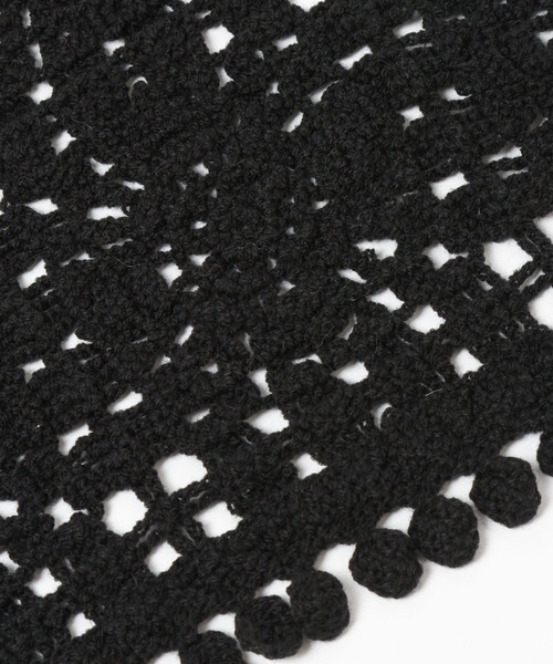 niko and...（ニコアンド）の「オリジナルクロシェ風マルチスカーフ（バンダナ/スカーフ・レディース・オフホワイト/オレンジ/ブラック・0）」の18枚目の写真