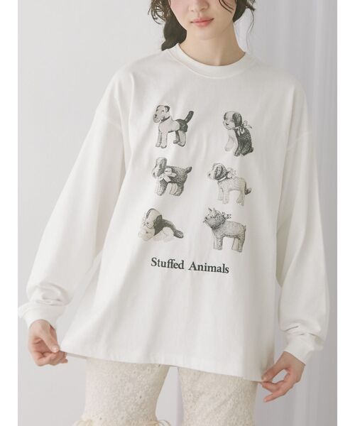 stuffed animalロンT（Tシャツ/カットソー）｜merry jenny