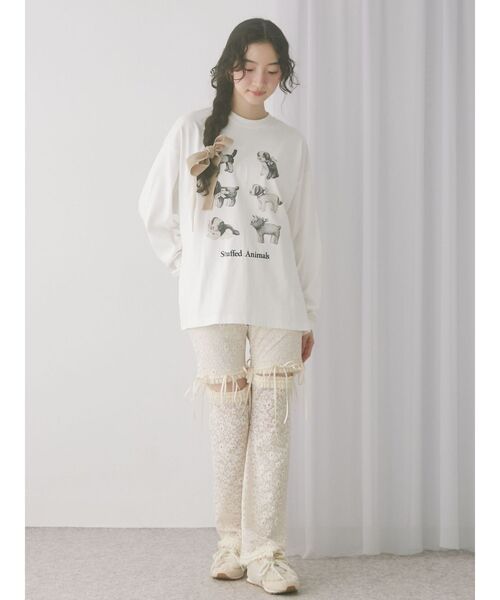 stuffed animalロンT（Tシャツ/カットソー）｜merry jenny