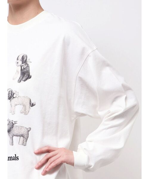 merry jenny（メリージェニー）の「stuffed animalロンT（Tシャツ