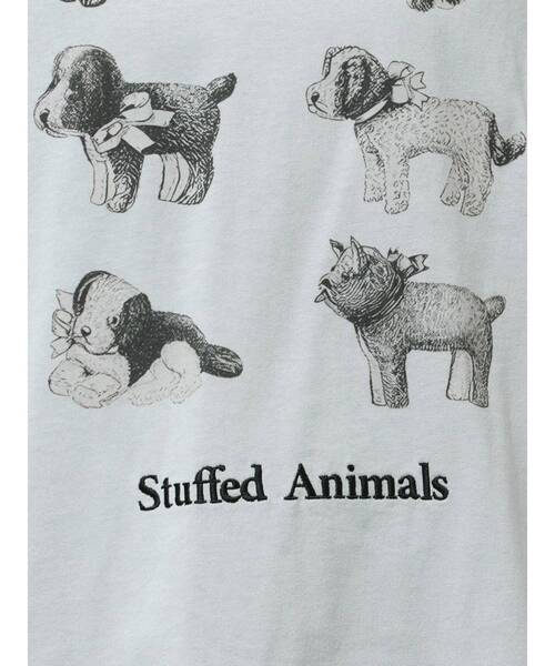 merry jenny（メリージェニー）の「stuffed animalロンT（Tシャツ/カットソー・レディース・オフホワイト/グレー/ブルー・FREE）」の18枚目の写真