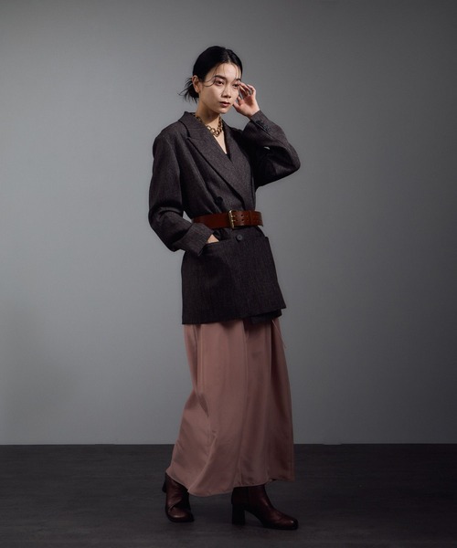 TORY LEATHER（トリーレザー）】Wide Tongue Belt/ベルト