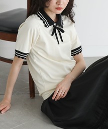 somari imagination | 『スカラップポロカットソー』(ポロシャツ)