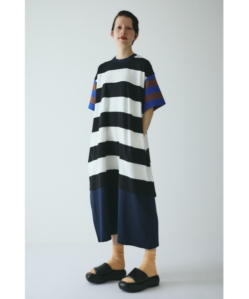 ワンピース HeRIN.CYE Cut relax dress Cut relax dress カットリラックスドレス（ワンピース）｜HeRIN