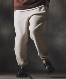 mp13872-Relax & Slim-fit joggers-Soft brushed waffle fabric- ジョガーパンツ