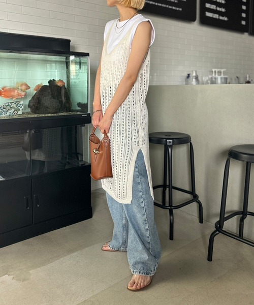 レイヤードレースニットワンピース レイヤードレースニットワンピース / GRACE CONTINENTAL | GRACE