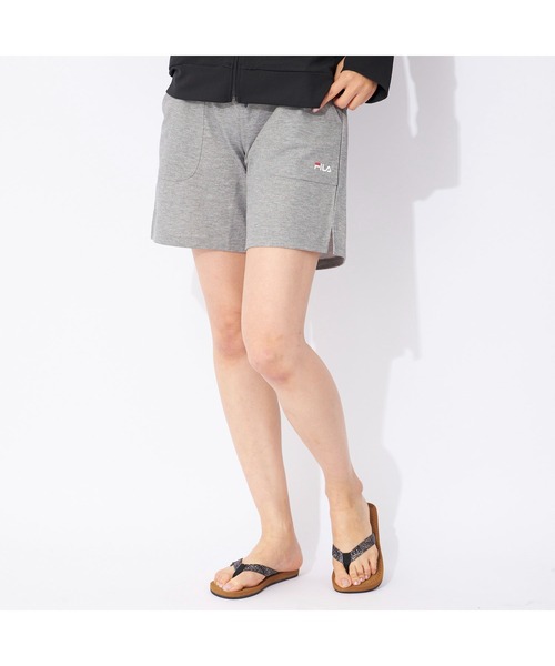 FILA（フィラ）の「FILA フィラ 水陸両用 スウェット ハーフパンツ ショートパンツ（その他パンツ・レディース・ネイビー/グレー/ブラック・M/L/LL）」の2枚目の写真