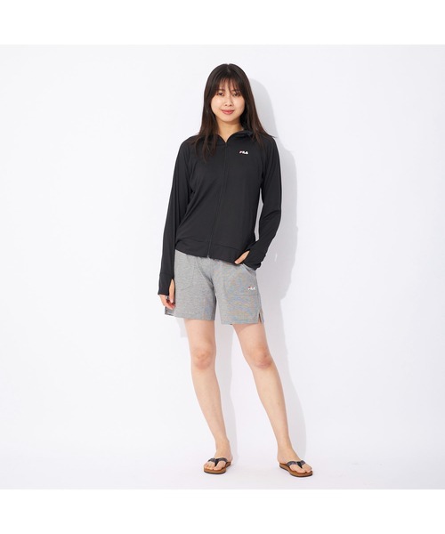 FILA（フィラ）の「FILA フィラ 水陸両用 スウェット ハーフパンツ ショートパンツ（その他パンツ・レディース・ネイビー/グレー/ブラック・M/L/LL）」の13枚目の写真