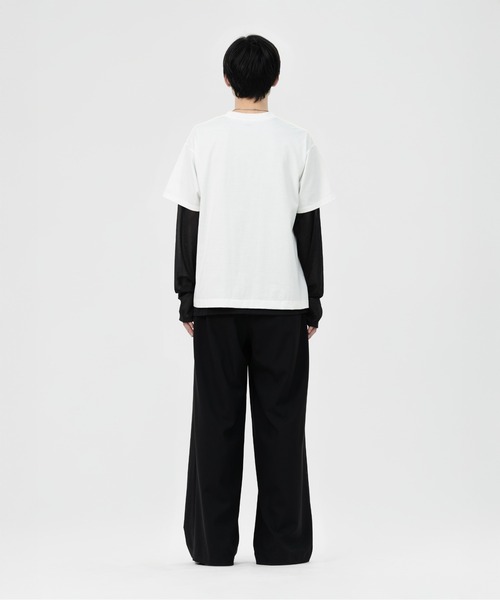 LAPIIS(ラピス)の「FABRIC FRAME T-SHIRT(Tシャツ/カットソー・メンズ・ホワイト/グレー・LARGE/MEDIUM)」の19枚目の写真