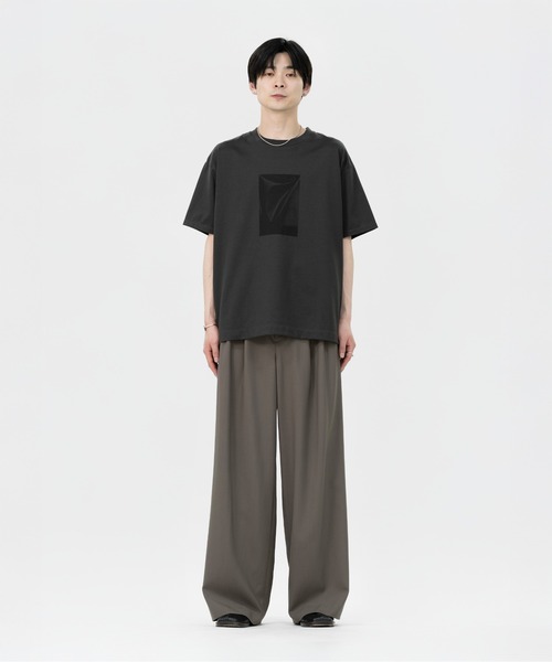 LAPIIS(ラピス)の「FABRIC FRAME T-SHIRT(Tシャツ/カットソー・メンズ・ホワイト/グレー・LARGE/MEDIUM)」の20枚目の写真
