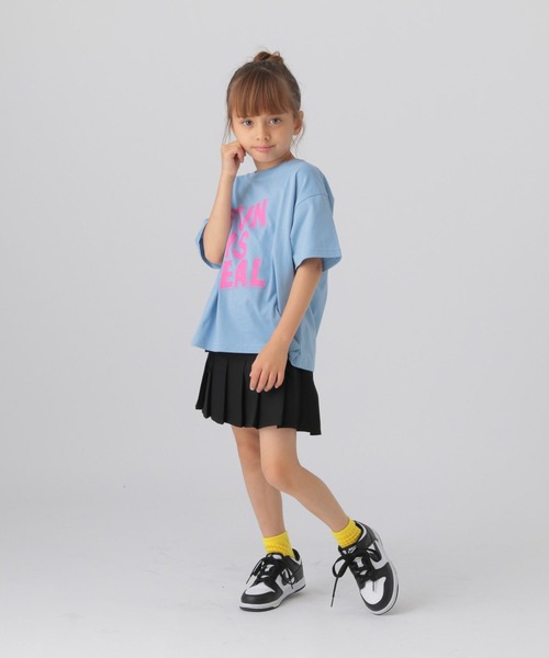 GLOBAL WORK（グローバルワーク）の「CHEER ONプリーツスカート/T/495941（スカート・キッズ・チェック/ブラック/グレー・100cm/110cm/120cm）」の9枚目の写真