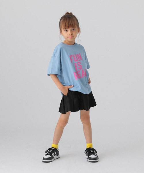 GLOBAL WORK（グローバルワーク）の「CHEER ONプリーツスカート/T/495941（スカート・キッズ・チェック/ブラック/グレー・100cm/110cm/120cm）」の8枚目の写真