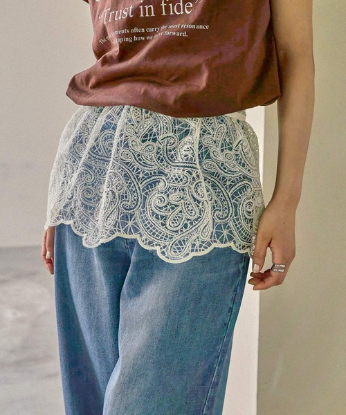 LEPSIM（レプシィム）の「マルチWAYスカーフビスチェ　575295（バンダナ/スカーフ・レディース・ホワイト/ホワイト系その他・ONE SIZE）」の2枚目の写真