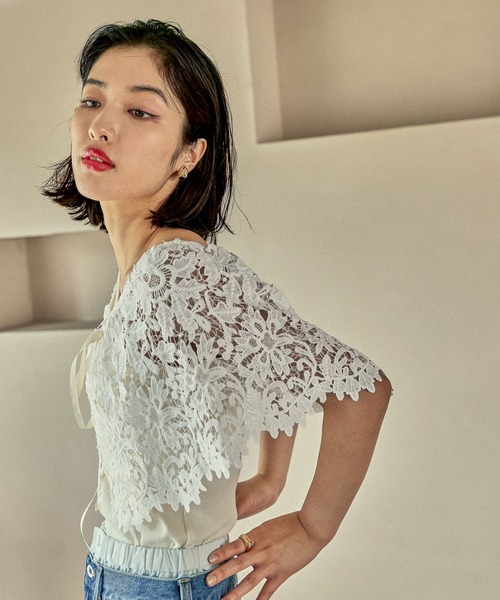 LEPSIM（レプシィム）の「マルチWAYスカーフビスチェ　575295（バンダナ/スカーフ・レディース・ホワイト/ホワイト系その他・ONE SIZE）」の12枚目の写真