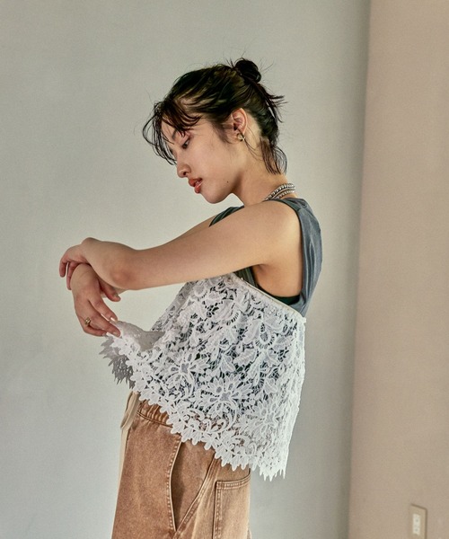 LEPSIM（レプシィム）の「マルチWAYスカーフビスチェ　575295（バンダナ/スカーフ・レディース・ホワイト/ホワイト系その他・ONE SIZE）」の17枚目の写真