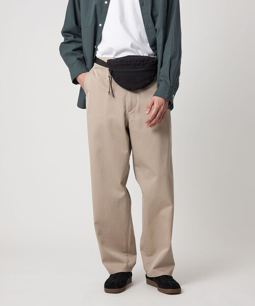 Steven Alan＞ ウエポン ニドム アーミー ノープリーツ トラウザーズ