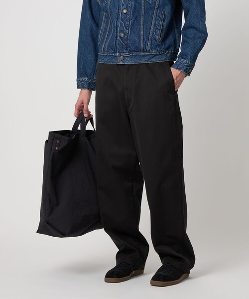 Steven Alan＞ ウエポン ニドム アーミー ノープリーツ トラウザーズ