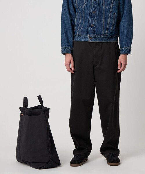 連休セール　新品未使用　 Steven alanワイドテーパードチノパン Steven Alan＞コットン チノ トラウザーズ（チノパンツ）｜Steven Alan