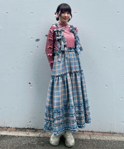 Candy Stripper(キャンディストリッパー)の「NEED YOU・・・JUMPER スカート(ジャンパースカート・レディース・レッド/ライトブルー/ブラック・FREE)」の22枚目の写真