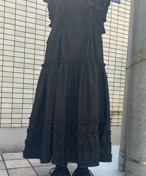 Candy Stripper(キャンディストリッパー)の「NEED YOU・・・JUMPER スカート(ジャンパースカート・レディース・レッド/ライトブルー/ブラック・FREE)」の6枚目の写真